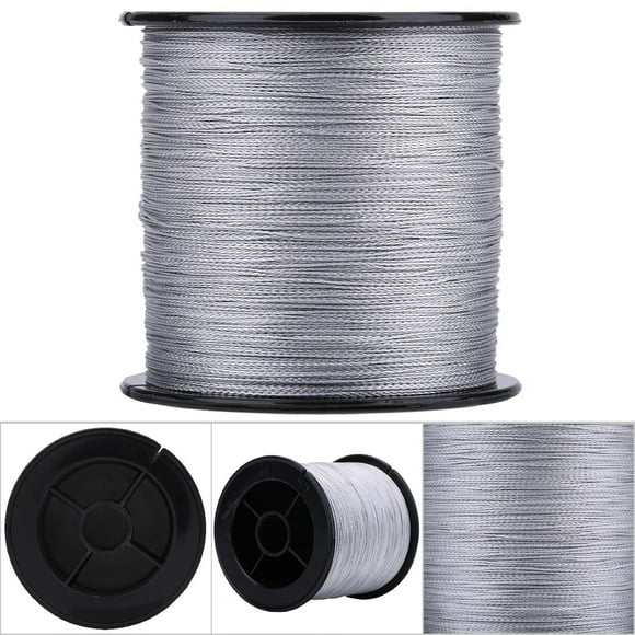 Line 1pc 300m PE Braided 4 Strands Super Strong Fishing Lines Multi Filament Fish Rope Cord Grey