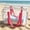 A, variant on Japceit Clear Pvc Cosmetic Bag, Macaron Color Transparent Waterproof Tote, Portable Travel Toiletry Organizer, For Beach Swimming Shower Gym