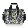 thumbnail image 7 of FORMRS Insulated Cooler Bag 24 Cans Capacity Soft Leakproof Lunch Box with Side Pockets, Retro Floral Pattern, 7 of 7