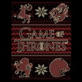 thumbnail image 2 of Women's Game of Thrones Christmas Ugly Sweater  Graphic Tee Black Small, 2 of 4