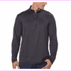 GH BASS LGT WGT 1/4 ZIP M/Dark Black Heather