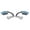 Pair Blue Anti-Clare Glass, variant on Venzo Bicycle Bike Handlebar Mirror Blue Lens 75% Anti-glare Glass Right