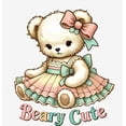 thumbnail image 4 of Beary Cute Teddy Bear Boy's White Crew Neck Short Sleeve Tee-Medium, 4 of 4