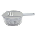 thumbnail image 4 of Potato Slicing Machine, Efficient Cutting Versatile High Temperature  Fruit Vegetable Grater Easy To Clean  For Restaurant Grey,Green, 4 of 8