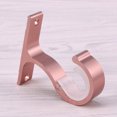 thumbnail image 3 of Zcyifa Curtain Rod Bracket 2PCS Curtain Rod Aluminium Alloy Thick Single Bracket Mounting Bracket(Rose Gold), 3 of 10
