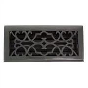 Brass Elegans 120F 4" X 14" Victorian Series Solid Brass Decorative Floor Register Vent