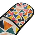 thumbnail image 4 of Yayeee Double Oven Mitt Kitchen Heat Resistant Baking 35" x7" Quilted Glove, Abstract Triangles, 4 of 6