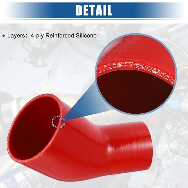 Silicone Hose 45-Degree Elbow 2-3/4 Silicone Hose 45-Degree Elbow 2-3/4