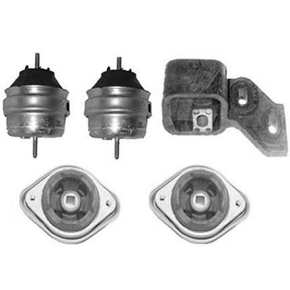 Fits 97-2001 Audi A4 & A4 Quattro 2.8L 5 Pc Motor Mount & Transmission Mount Kit