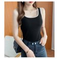 thumbnail image 4 of Guardurnaity Ropa interior térmica para mujer, ropa interior gruesa para deportes al aire libre de otoño e invierno, chaleco sin costuras cálido Camisetas sin mangas Caqui, 4 of 6