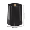 thumbnail image 3 of Cubo de Basura Ganfancp con Tapa para El Hogar Crema Blanco Negro, 3 of 7