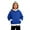 C-Blue193, variant on DHFJKG Kids Boy Girl Fuzzy Trim Hoodies Pullover Long Sleeve Hooded Sweatshirt Top With Front Pocket For Daily Outdoor Wear Cozy Jumper Tops