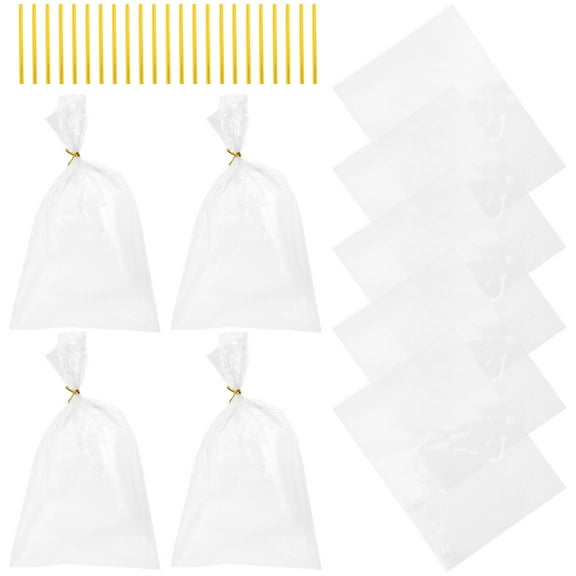 OUNONA 100Pcs Bakery Bags Pastry Wrap Bags Food Packing Bags Cookie Packing Pouches