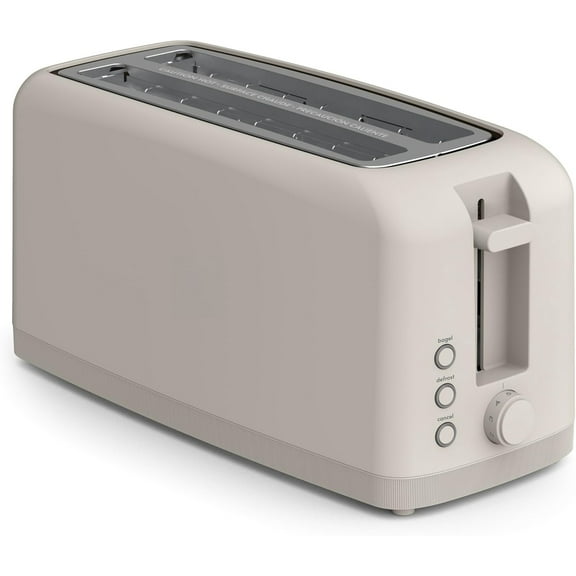 4 Slice Slim Toaster, Fits-anywhere™ Kitchenware, 6 Setting Shade Control with Reheat & Cancel Buttons, Fits Sourdough, 10” Long Slot, Anti Jam & Auto Shutoff, 900 Watt, Plum