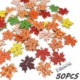 thumbnail image 5 of 50 Pcs Fall Wooden Buttons,Autumn Thanksgiving Maple Leaf Shaped Sewing Buttons for Clothing Hat Backpack Decor, 5 of 8