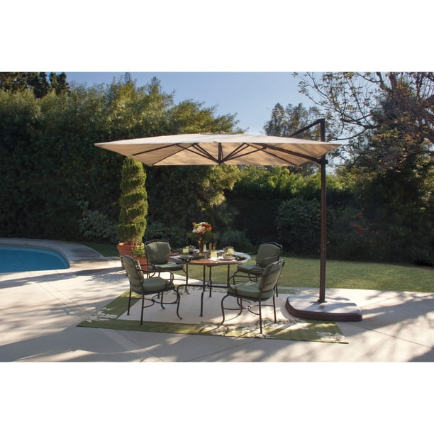 bar patio umbrella stand SERWALL 6 Pcs HDPE Height Chairs and Bar Table & Set, Aruba Secure your patio umbrella with confidence using this 24 lb Outsunny Patio Umbrella Base -
