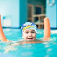 thumbnail image 3 of Reayehane Swimming Pool Swim Cap Children Girls Boys Soft Comfortable Fabric Lovely Cap (Multi-Color ), 3 of 4