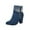 Blue, variant on asdoklhq Boots Under $15,High-heeled Rhinestone Short Boots Women's Wedding Boots