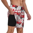 thumbnail image 2 of Daiia Gnomes On The Car Mens Swim Trunks Swim Shorts Quick Dry Swim Shorts with Mesh Lining Pockets-X-Large, 2 of 9