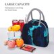 thumbnail image 5 of Balery Blue Marble And Gold Bolsa de Almuerzo para Mujeres, Caja de Almuerzo, Bolsa de Almuerzo Pequeña Impermeable, Tote de Almuerzo Reutilizable con Gran Capacidad, 5 of 6