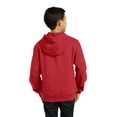 thumbnail image 2 of Sport-Tek YST254 Youth Pullover Hooded Sweatshirt, True Red, S, 2 of 2