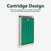 Coway Air Purifier Airmega 160 Dove White True HEPA Filtration System with 214 sq ft Coverage, Cartridge Filter Change Indicator & Auto Mode