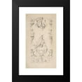 thumbnail image 2 of Jean Bernard Toro 15x24 Black Modern Framed Museum Art Print Titled - Study for an Ornamental Panel, 2 of 5