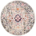 thumbnail image 3 of SAFAVIEH Madison Trenton Vintage Traditional Area Rug, Grey/Blue, 9' x 9' Round, 3 of 10