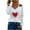 White, variant on Ichuanyi Womens Fall Tops, Fashion Woman V-Neck Long Sleeve T-Shirt Autumn Happy Valentine's Day Printing Cold Shoulder Loose Blouse Tops