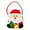 A, variant on Christmas Gift Bags with Handles Santa Reindeer Snowman Goody Bag Thick Holiday-themed Gift Pouch for Candy Apples Toys