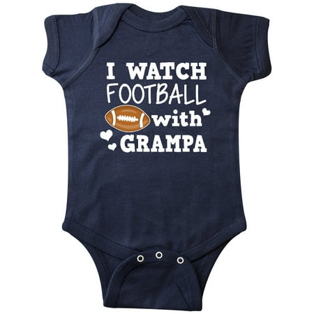

Inktastic I Watch Football with My Grampa Gift Baby Boy Bodysuit