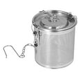 thumbnail image 3 of Stainless Steel Seasoning Bag, Easy Slag Filtering High Temperature Resistant Fine Mesh Stainless Steel Spice Filter With Hanging Chain For Restaurant 0.3L,0.7L,1.3L, 3 of 8