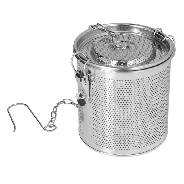 Stainless Steel Seasoning Bag, Fine Mesh Stainless Steel Spice Filter With Hanging Chain For Spices For Home 0.3L,0.7L,1.3L