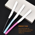 thumbnail image 3 of LEORX 1 Set Makeup Spatula Pink for Mixing and Applying Foundations, 3 of 8