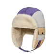 thumbnail image 6 of Zando Kids Winter Trapper Hat Waterproof Warm Ushanka Windproof Snow Hats with Ear Flaps for Boys Girls 6-13 Years Purple, 6 of 8