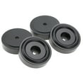 thumbnail image 3 of Almohadillas para amplificador de aluminio anodizado, 4 unidades, 40 x 10 mm, color negro, 3 of 9