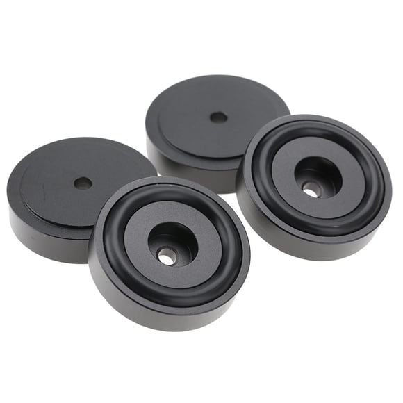 Pieds d'Amplificateur, Pieds de Support pour Haut-Parleurs 4 Pcs Coussinet d'Amplificateur Détachable Coussinet d'Amplificateur, 40x10 mm pour la Maison