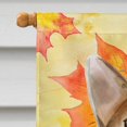 thumbnail image 3 of Caroline's Treasures CK3072CHF Abyssinian Fall Leaves Canvas House Size Outdoor-Flags, Multicolor, 3 of 5