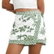 thumbnail image 1 of Minifalda Talakeno con estampado floral, color verde playa, verano, playa, para mujer, 1 of 7