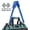 Blue, variant on 59" Bag Shoulder Strap Adjustable Comfortable Belt with Metal Hooks for Messenger, Laptop, Gym Bag,Duffle,Black