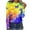 06#Yellow, variant on Women Tops Long Sleeves Round Neck Sweatshirts Casual Long Sleeve Tops Tie Dye Pullover s Colored Graphic Tshirts Tees Fashion T-Shirts Women Tunics Tops for Work Office