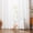 White Grid, variant on Sleep Zone Semi-Sheer Privacy White Sheer Curtains, Textured Jacquard Drapes Pack of 2, 52" x 84" White Grid