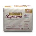 thumbnail image 1 of Toallitas húmedas Huggies Supreme protección delicada 2 paquetes con 80 pzas c/u, 1 of 7