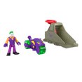 thumbnail image 1 of Imaginext DC Super Friends Launcher Set with 3-inch The Joker Action Figure, Toy Vehicle & Housing Unit, 1 of 6