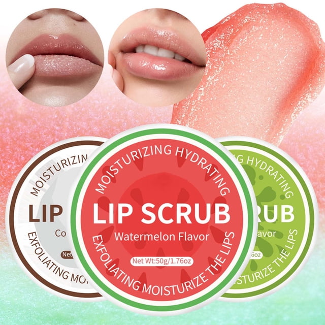 Summer Savings Clearance! Gspmoly Body Scrub, Exfoliating Lip Mask Moisturizing and Moisturizing Lip Scrub Exfoliating Scrub