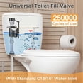 thumbnail image 3 of Universal Toilet Repair Kit for Inside Tank Quiet & Easy Installation, 3 of 5