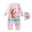 Light Pink, variant on Toddler Girls Swimsuits Long Sleeve Bathing With Hood UPF 50 Sun Rash Guard Beach Pool Plus Size Swimwear Size 5-6 Years