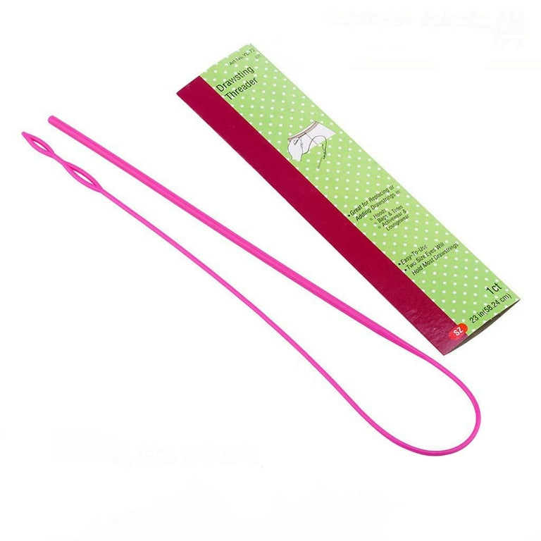 Plastic Elastic Belt Rope Drawstring Long Threading Tool Sewing