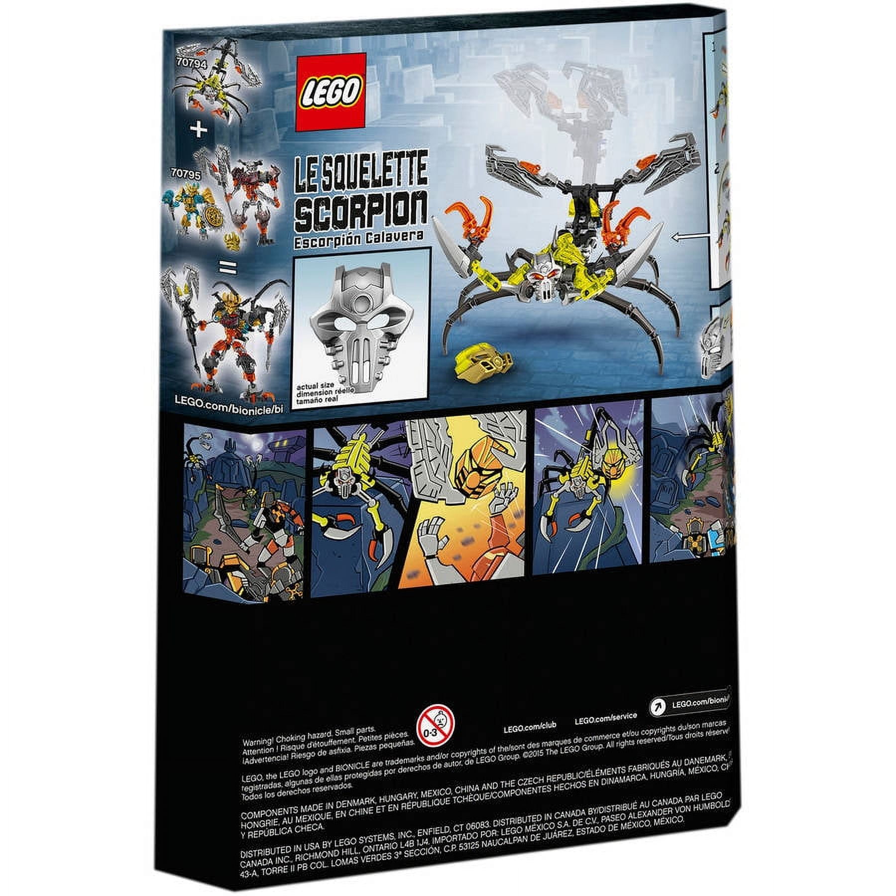 LEGO Bionicle 70794 Skull Scorpio Building Kit Walmart