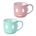 thumbnail image 1 of OUNONA 2pcs Kids Toothbrush Cup Assorted Color Anti-rolled-over Thickened Design Daily Use Back to School, 1 of 8